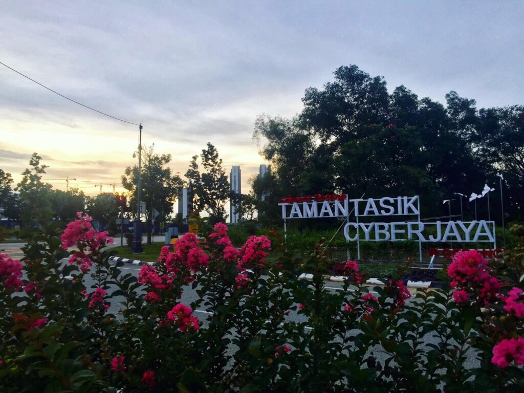 lokasi taman tasik cyberjaya