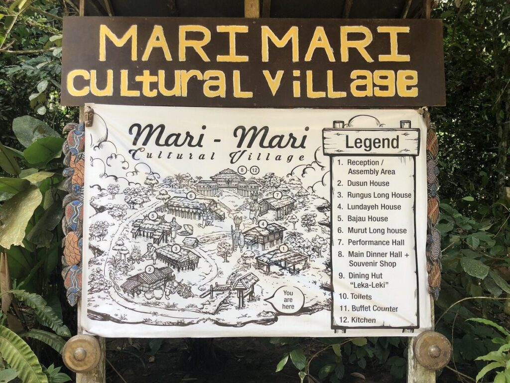 mari mari cultural village map