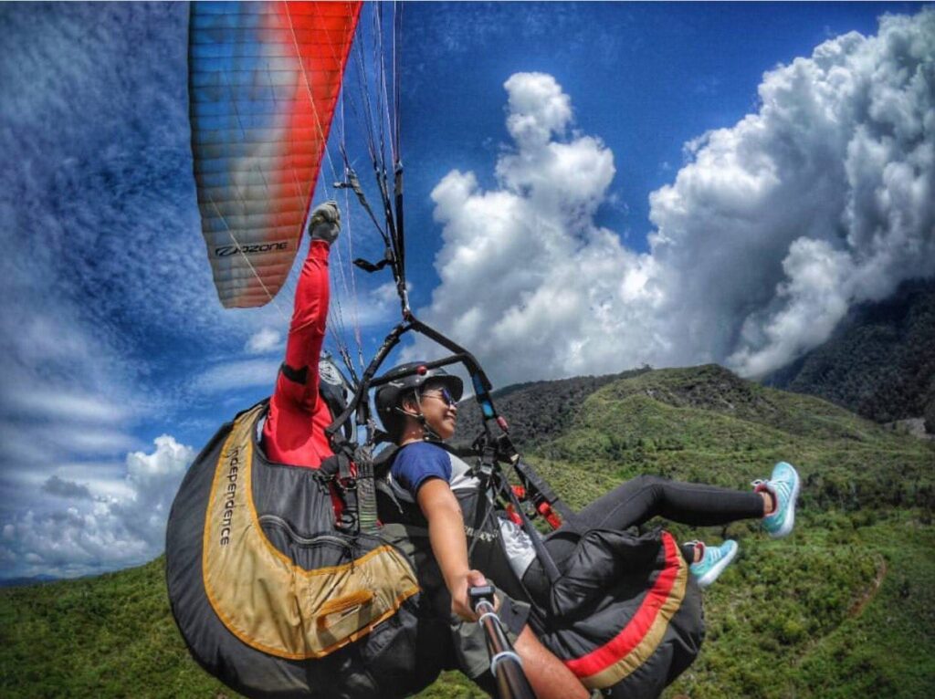 ranau paragliding